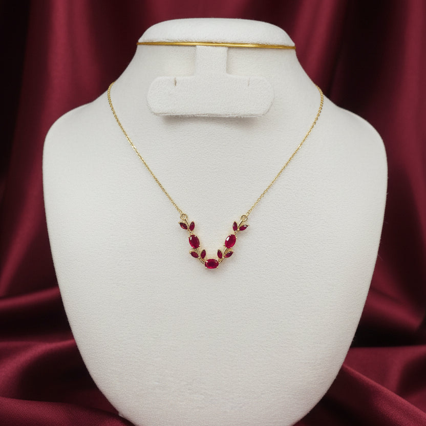Tulip pendant necklace
