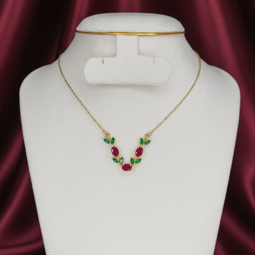Tulip pendant necklace