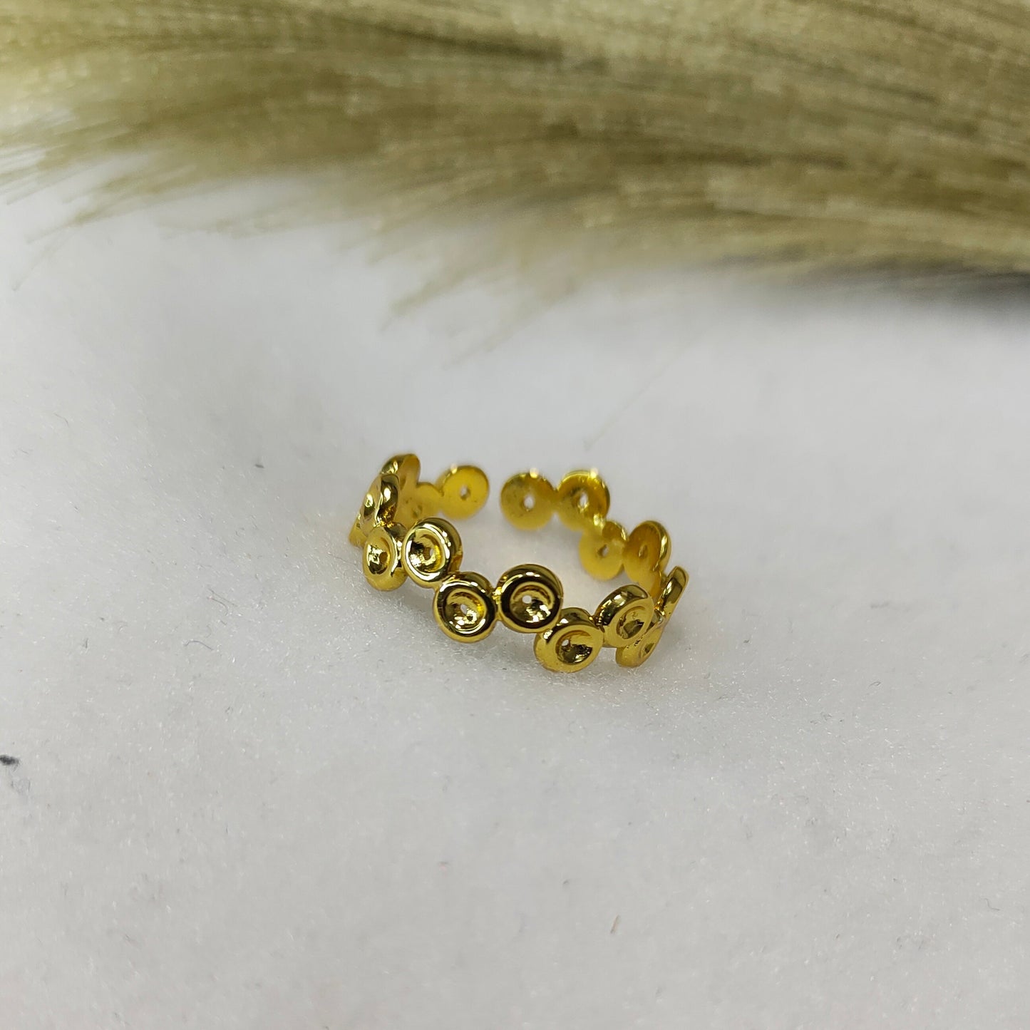 Bead motif ring