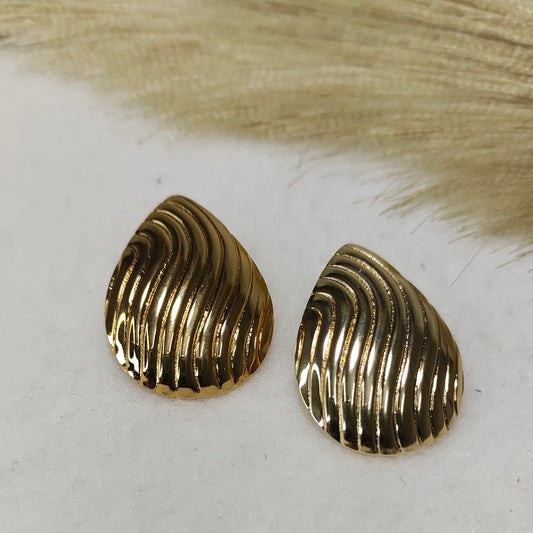 Teardrop statement earrings