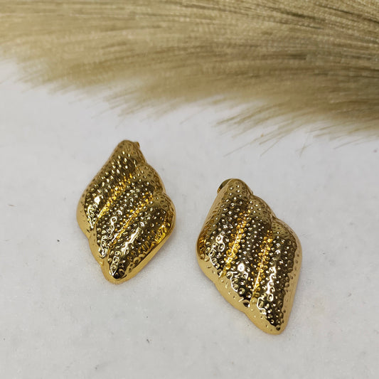 Geometric statement earrings